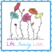 Grab button for life family love
