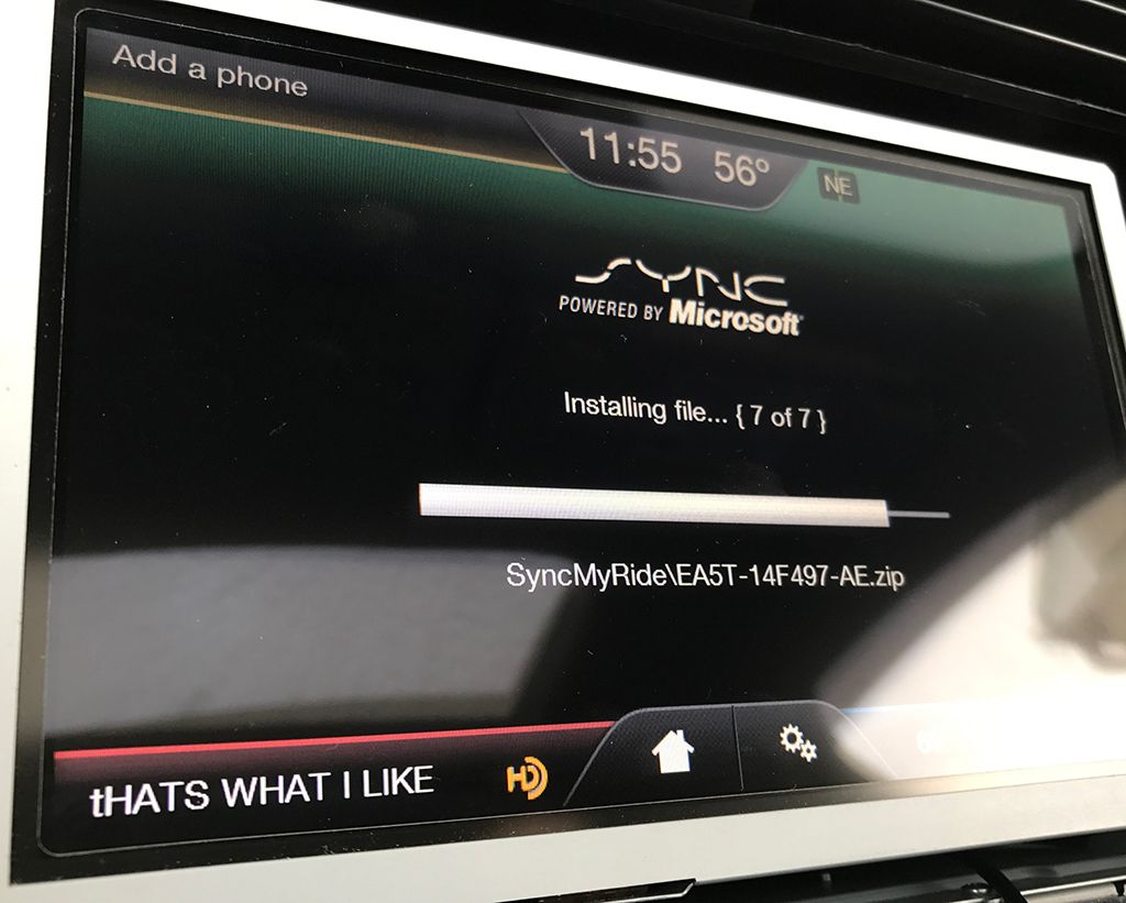 Ford sync 2 version 3.8 download link