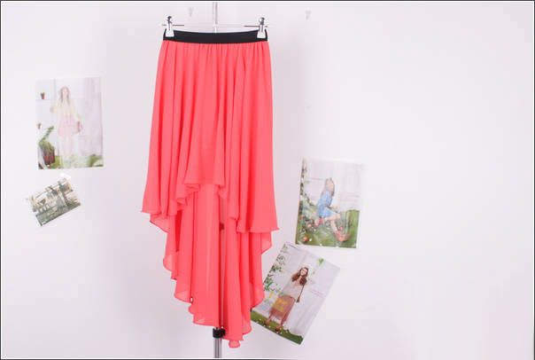 elastic band maxi skirt