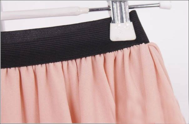 elastic band maxi skirt