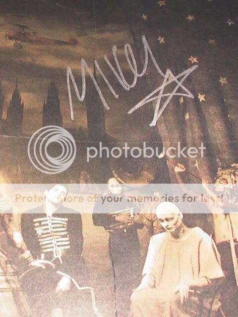  Romance MCR Signed Autograph All 5 Gerard Mikey Way Frankie Iero